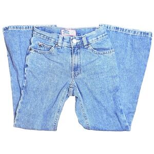 Vintage Old Navy Y2K‎ Girls flare jeans size 7 slim Flare Leg